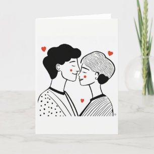 Valentinstag Kunstkarte Feiertagskarte