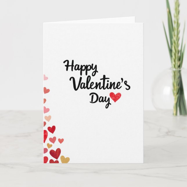 Valentinstag-Kunstkarte Karte (Vorderseite)