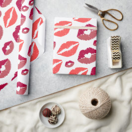 Valentinstag Kuss die Braut zum Abschied Junggesel Geschenkpapier