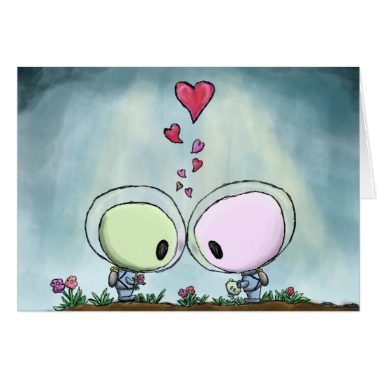 Valentinstag-Kuss Karte