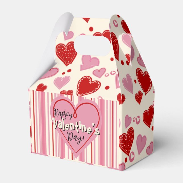 Valentinstag Leckerei Gefälligkeitsbox Geschenkschachtel (Vorderseite)
