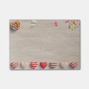 Valentinstag-Leckereien schreiben Notizen