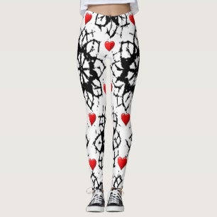 Valentinstag Leggings Lang