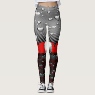 Valentinstag Leggings Lang