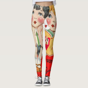 Valentinstag Leggings Lang