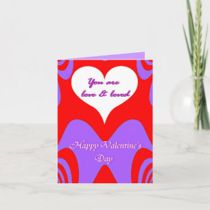 Valentinstag Liebe_ Feiertagskarte