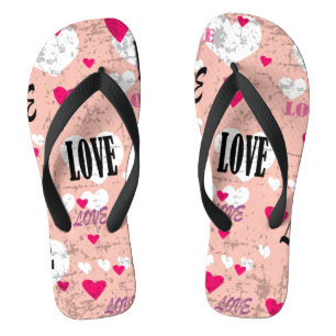 Valentinstag-Liebe Flip Flops