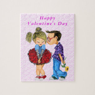 Valentinstag Liebe Geschenkpuzzle mit Niedlichem P
