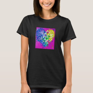 Valentinstag Liebe Herz Girlfriend Fiancée Ehefrau T-Shirt