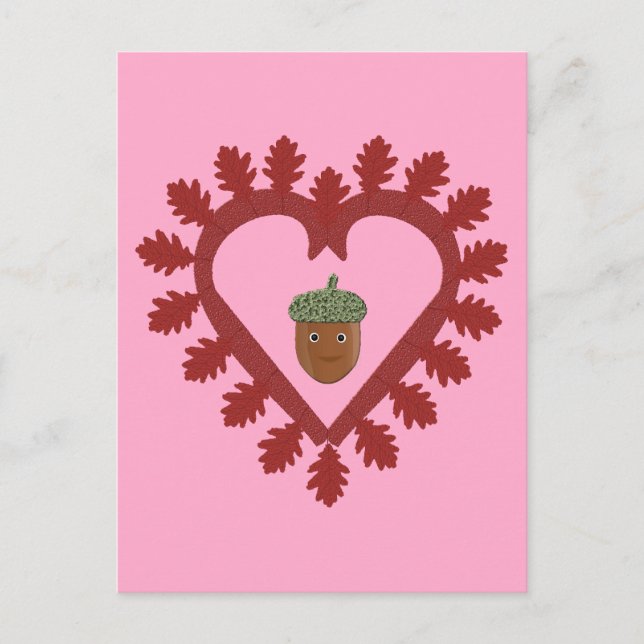 Valentinstag Liebe Herzenslust Postkarte (Vorderseite)