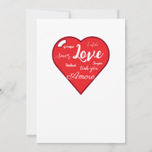 Valentinstag Liebe Herzkarte Feiertagskarte