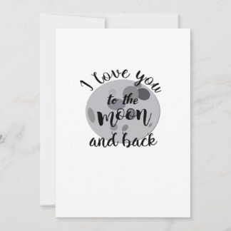 Valentinstag Liebe Paar Ich liebe dich bis zum Mon Feiertagskarte