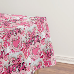Valentinstag-Liebe Tischdecke