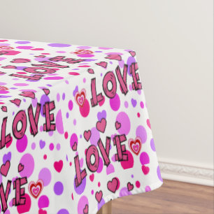 Valentinstag-Liebe Tischdecke