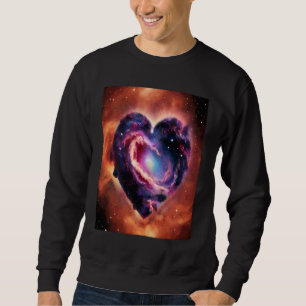 Valentinstag Liebes Herz Galaxy Freundin Verlobte Sweatshirt