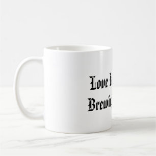 Valentinstag-Liebeszitat bedruckter Becher Kaffeetasse