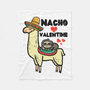 Valentinstag Llama Nacho Valentine Mexicanus Men W Fleecedecke