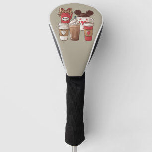 Valentinstag Lustiger Latte Kaffee Liebhaber  Golf Headcover