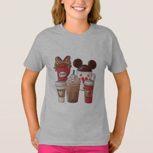 Valentinstag Lustiger Latte Kaffee Liebhaber T-Shirt