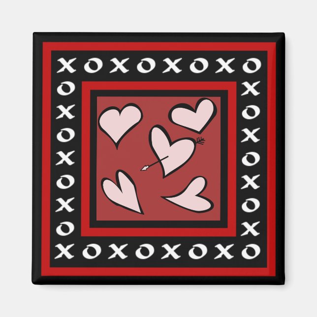 Valentinstag Magnet (Vorne)