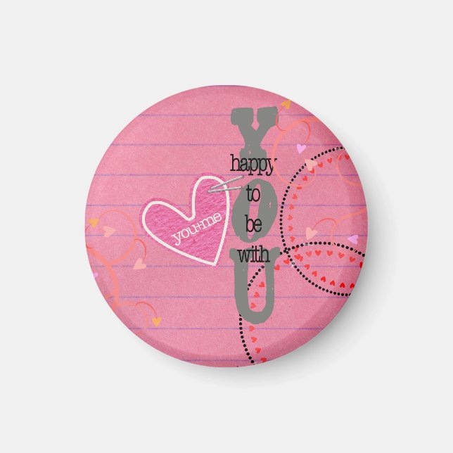 Valentinstag Magnet (Vorne)