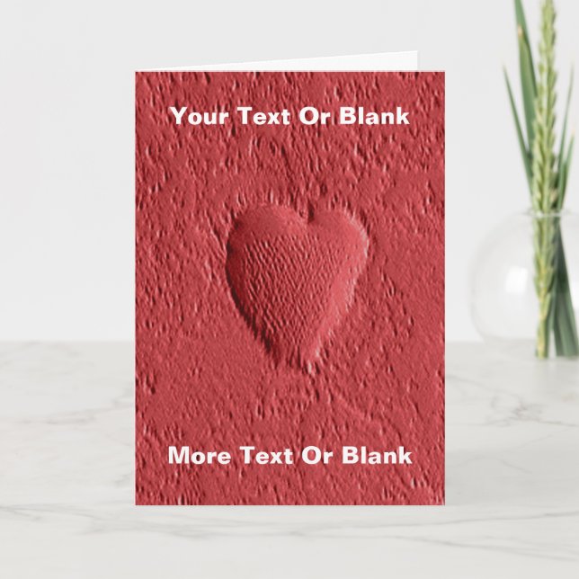 Valentinstag - Mars Feiertagskarte (Vorderseite)