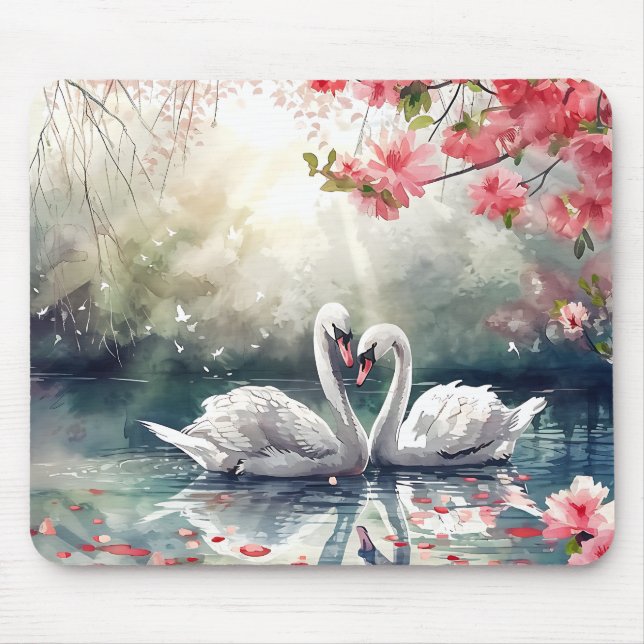 Valentinstag Maus Pad Mousepad (Vorne)