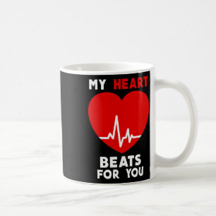 Valentinstag mein Herz schlägt für Sie Match Cou Kaffeetasse