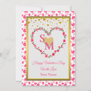 Valentinstag mit Goldenem Herzen
