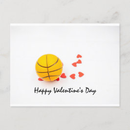 Valentinstag mit Liebe auf Weiß Feiertagspostkarte