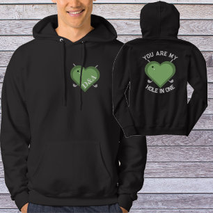 Valentinstag Mit Monogramm Initialen Golfpaare Hoodie