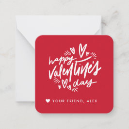 Valentinstag Mitteilungskarte