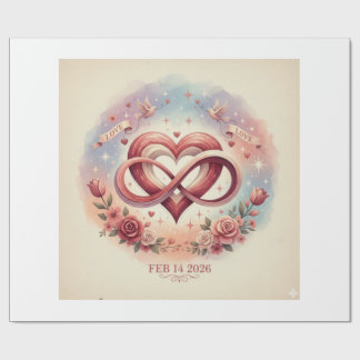 Valentinstag-Mug-Set Geschenkpapier