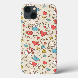 Valentinstag-Muster mit Amor title_seo2