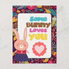Valentinstag Niedlich Einige sonnige Lieben Sie Postkarte