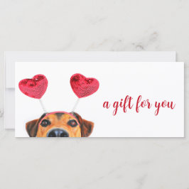 Valentinstag Niedlicher Spaß Dog Headband Geschenk