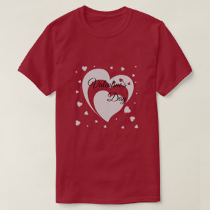 Valentinstag niedliches Herz T-Shirt