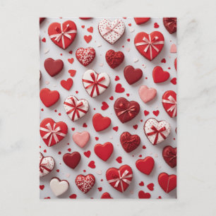 Valentinstag niedliches Schreibpapier Postkarte