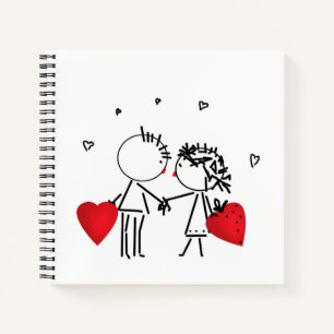 Valentinstag Notizbuch