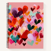 Valentinstag-Notizbuch-Kollektion | Romantisch