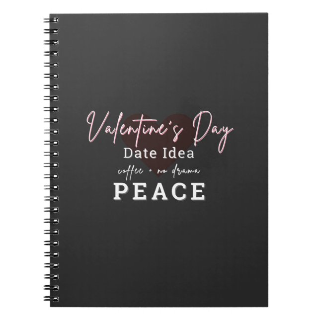 Valentinstag Notizbuch Notizblock (Vorderseite)