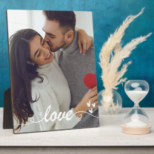 Valentinstag Paar Foto Liebe Herzen Fotoplatte