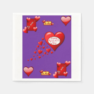 Valentinstag Papier Servietten