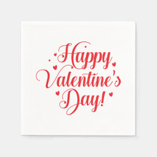 Valentinstag-Papier-Servietten Serviette