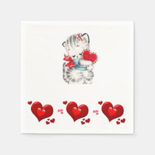 Valentinstag-Papier-Servietten Serviette