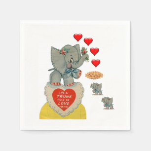 Valentinstag-Papier-Servietten Serviette
