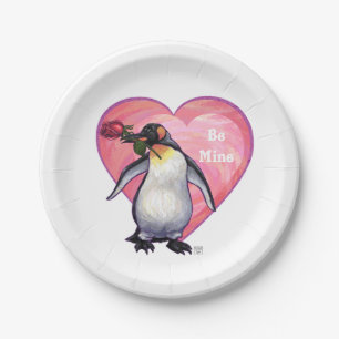 Valentinstag Pappteller