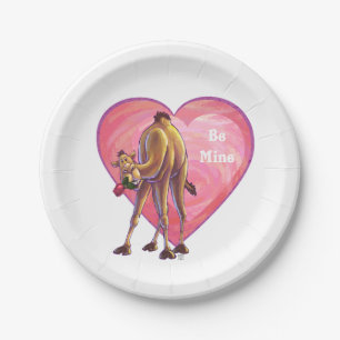 Valentinstag Pappteller