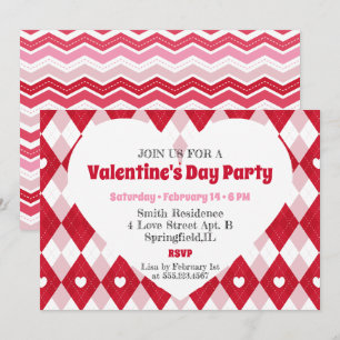 Valentinstag-Party Einladung