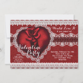 Valentinstag-Party Einladung